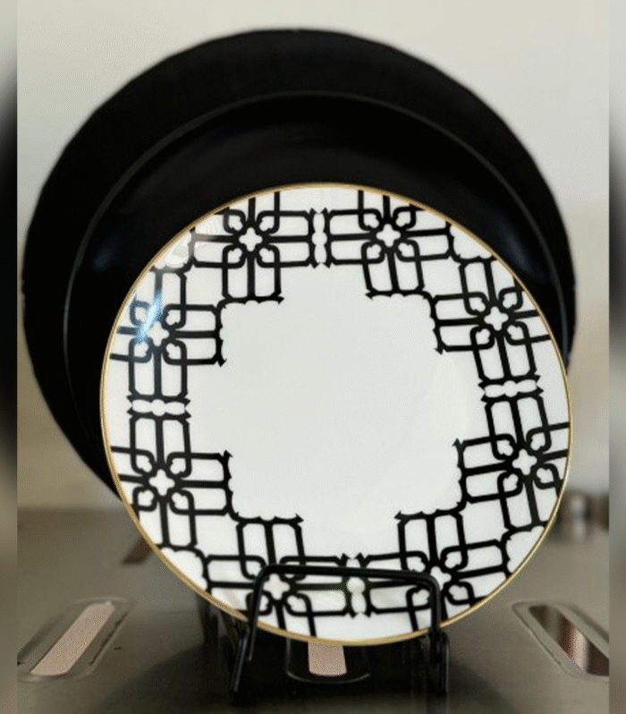 Ceramic Bone china salad plate