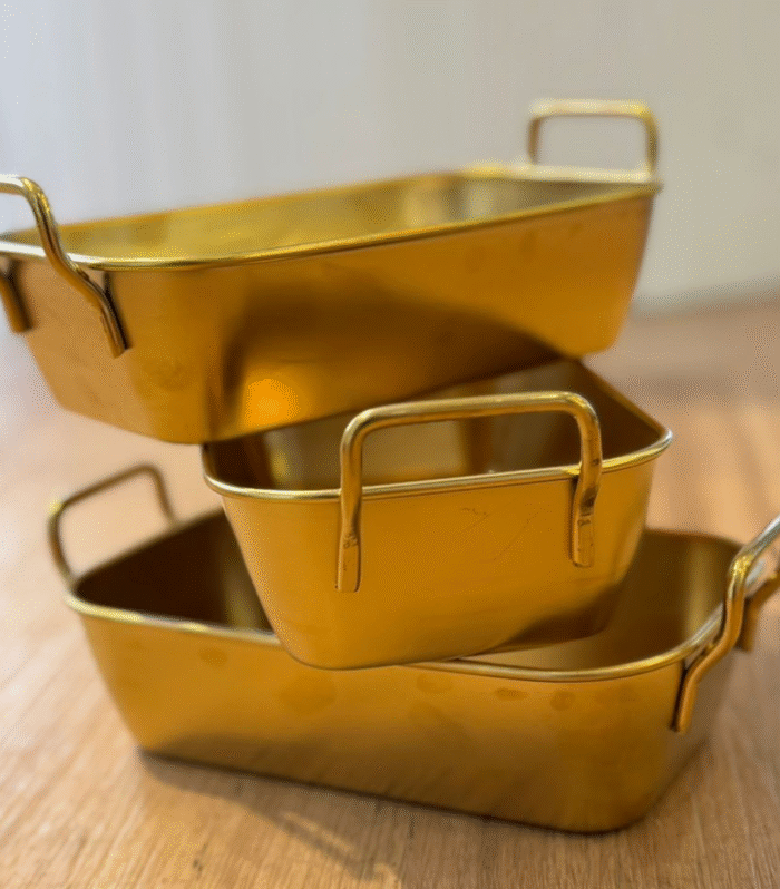 16.7*4.3*19.3cm Gold bowl