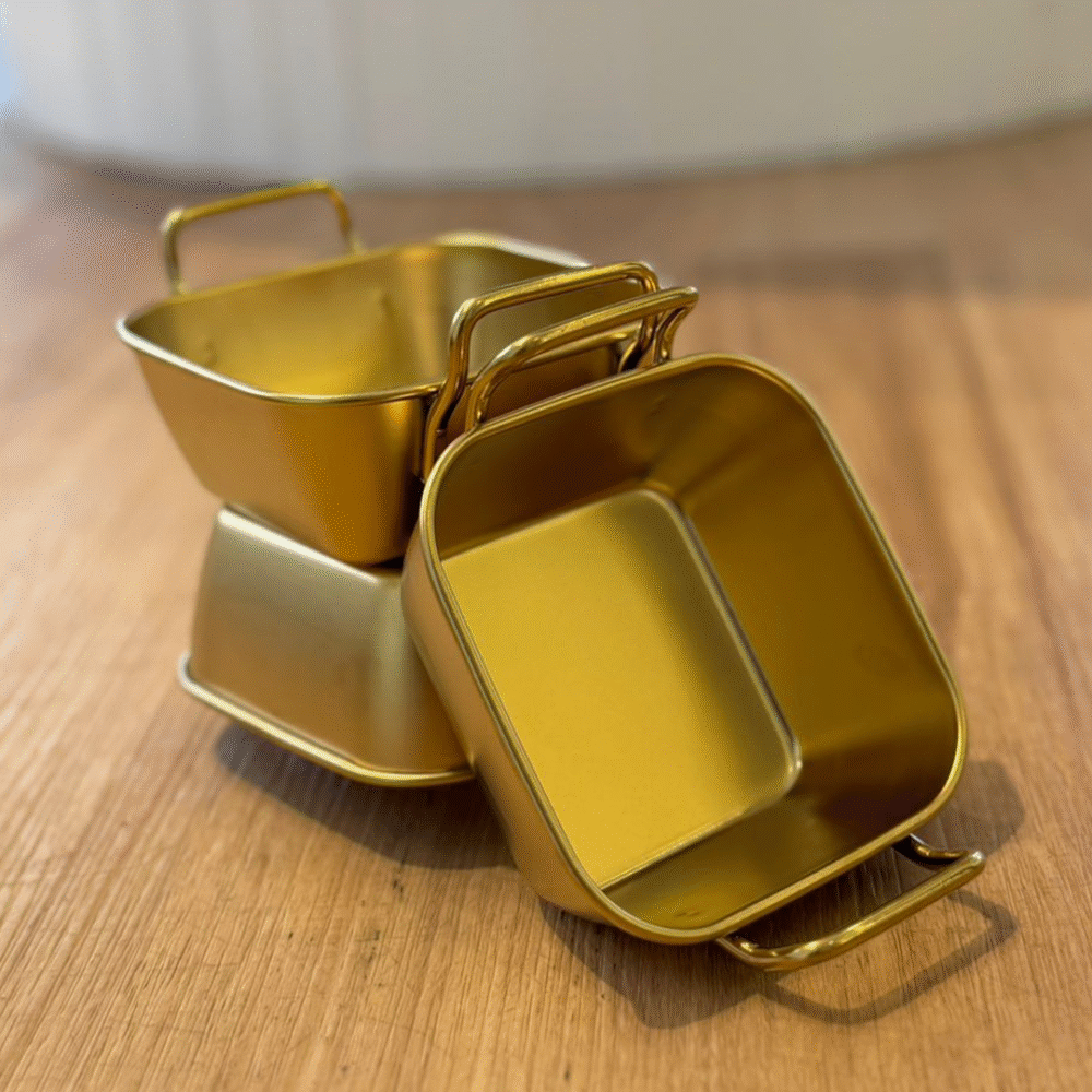 12.7*4*10.5cm Gold Bowl