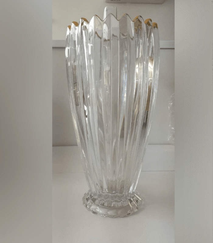 Clear Crystal Vase
