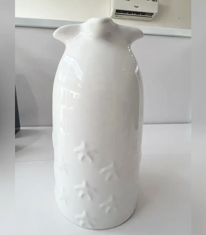 Mini Ceramic Flower Vase- white