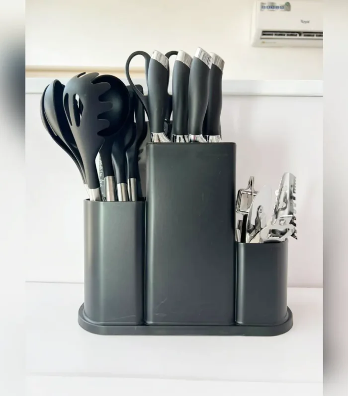 Silicone Kitchen Spoon and Knife Set