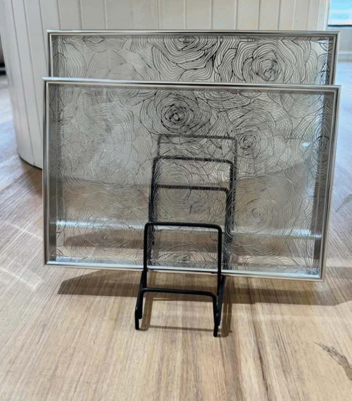 Silver Tray - 1 set of 2