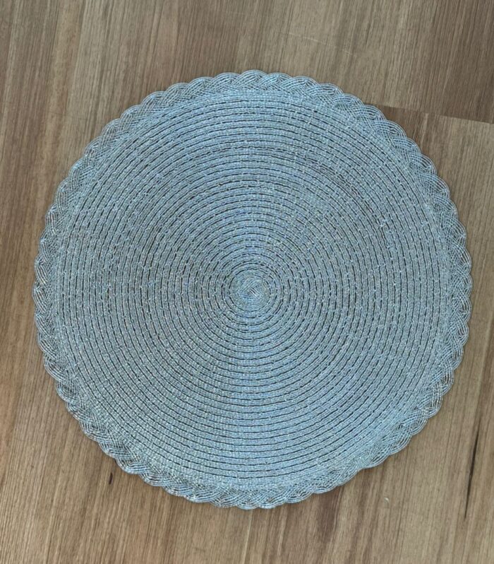 12 pcs of Silver placement mat